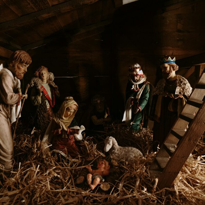 The Nativity figurines